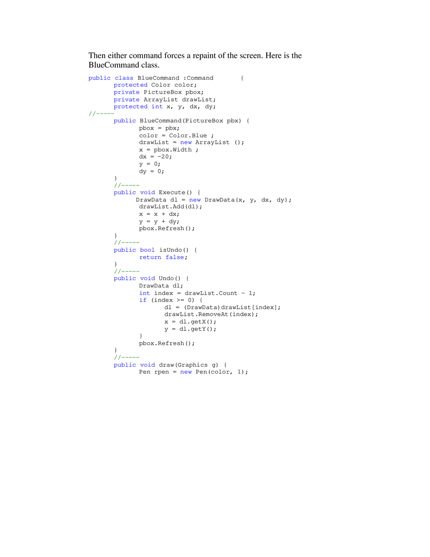 The Command Pattern - Page 7