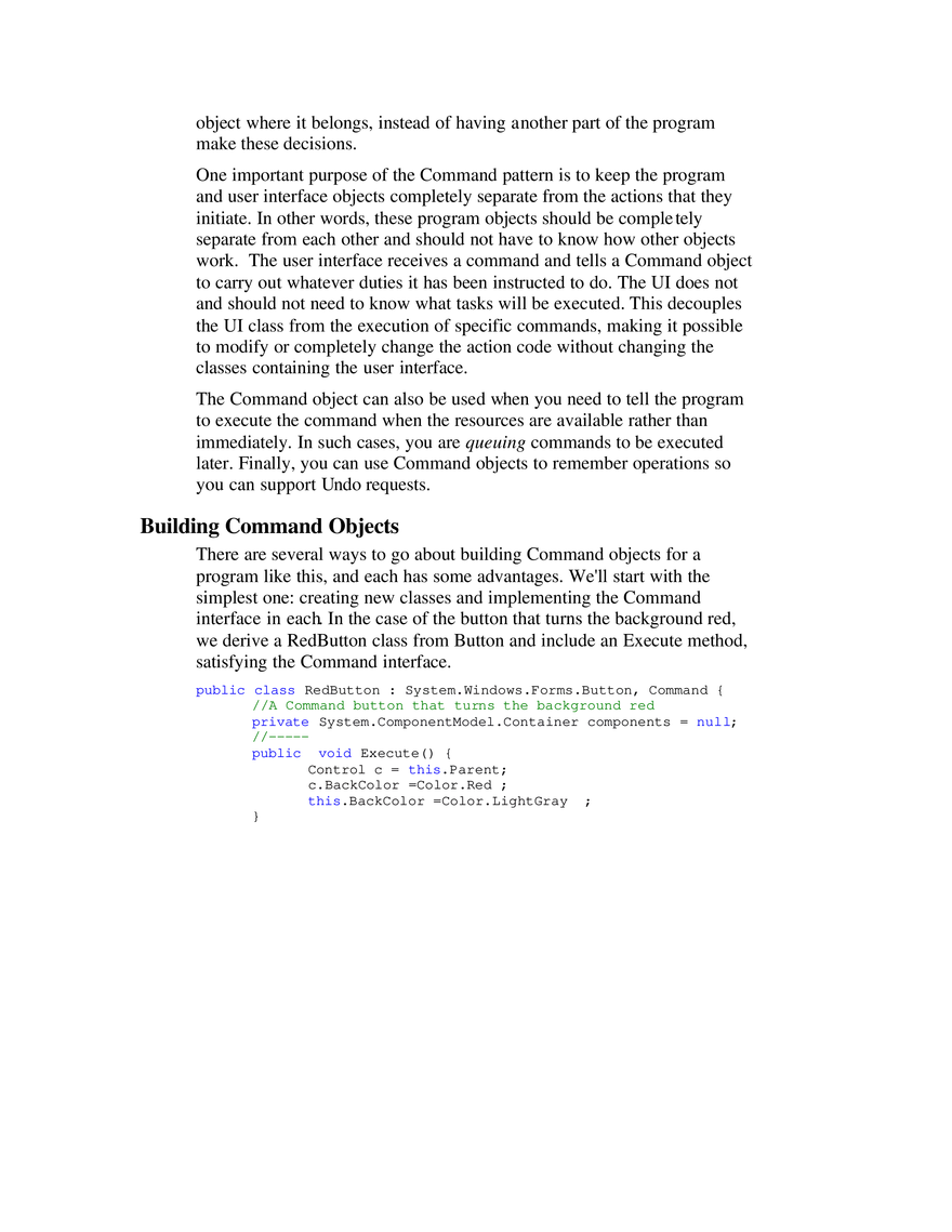 The Command Pattern - Page 12