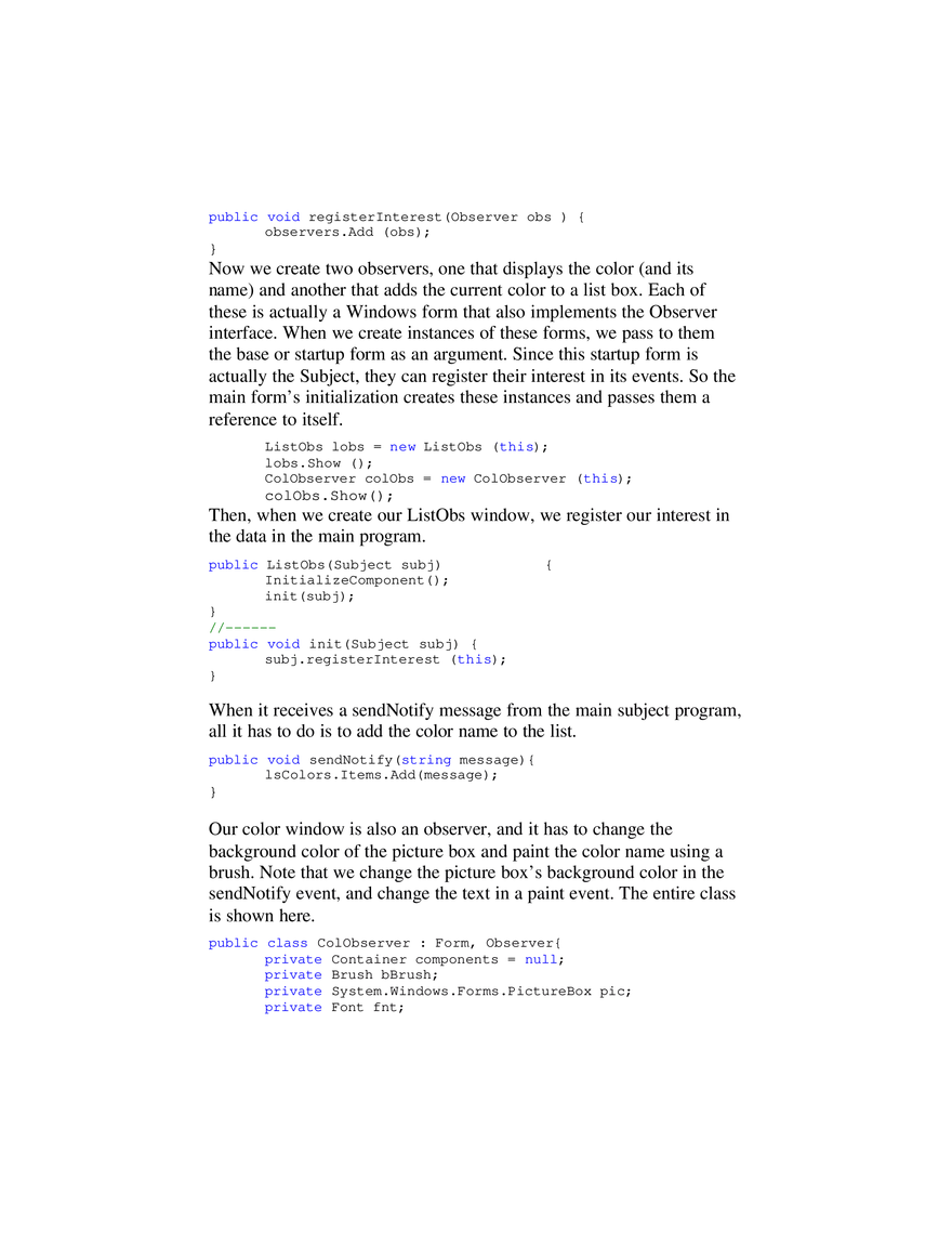 The Observer Pattern - Page 3
