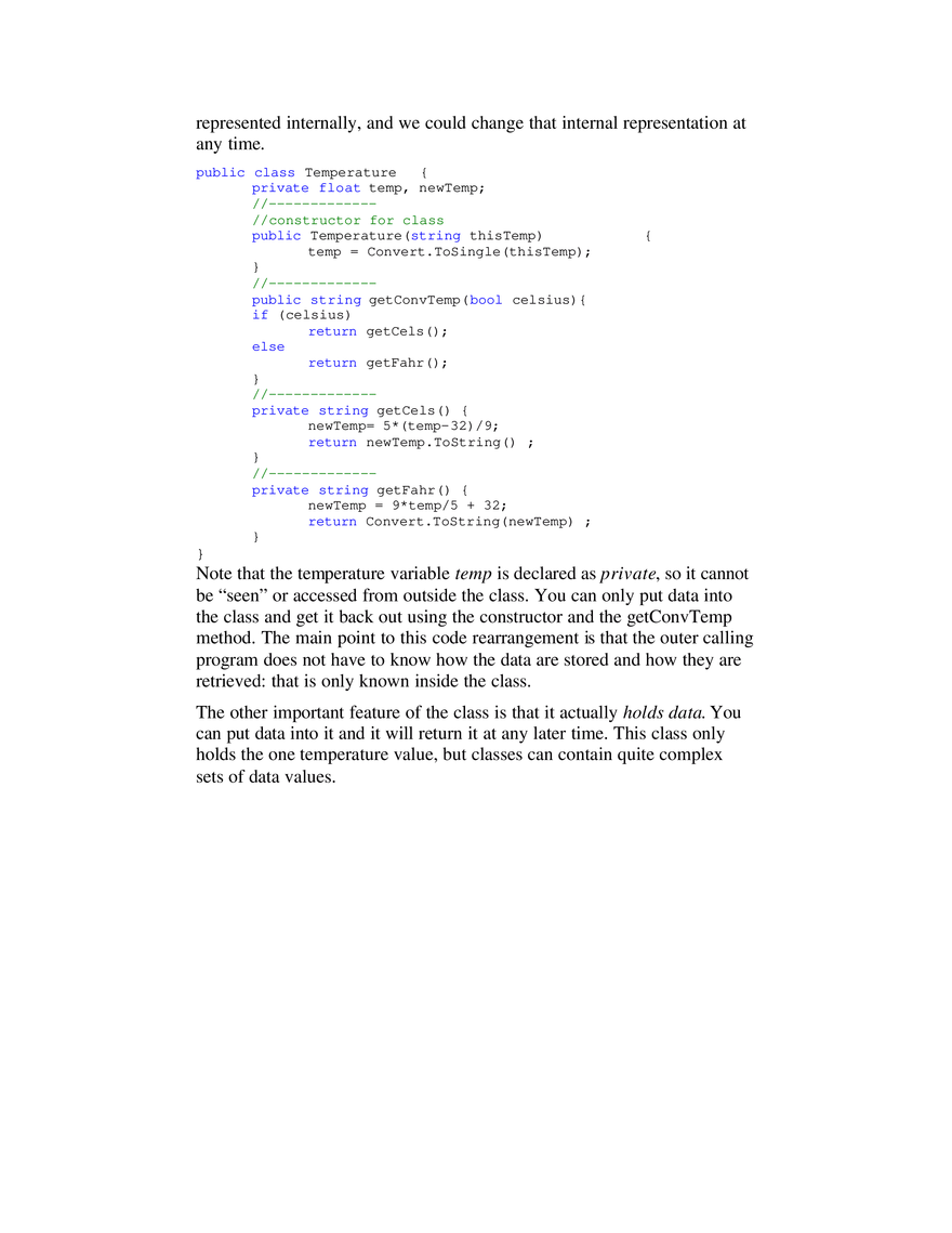 Using Classes and Objects in C# - Page 14