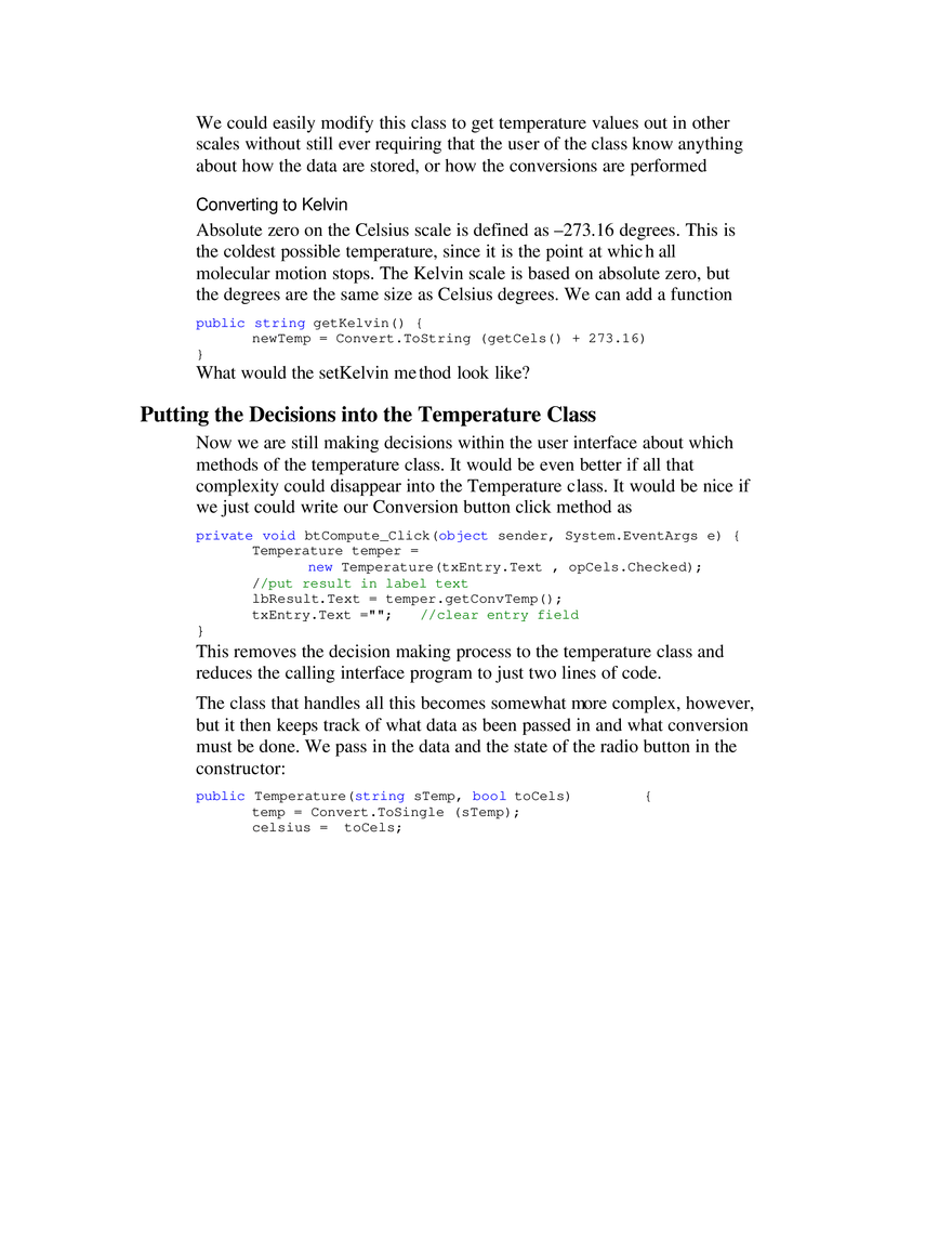 Using Classes and Objects in C# - Page 15