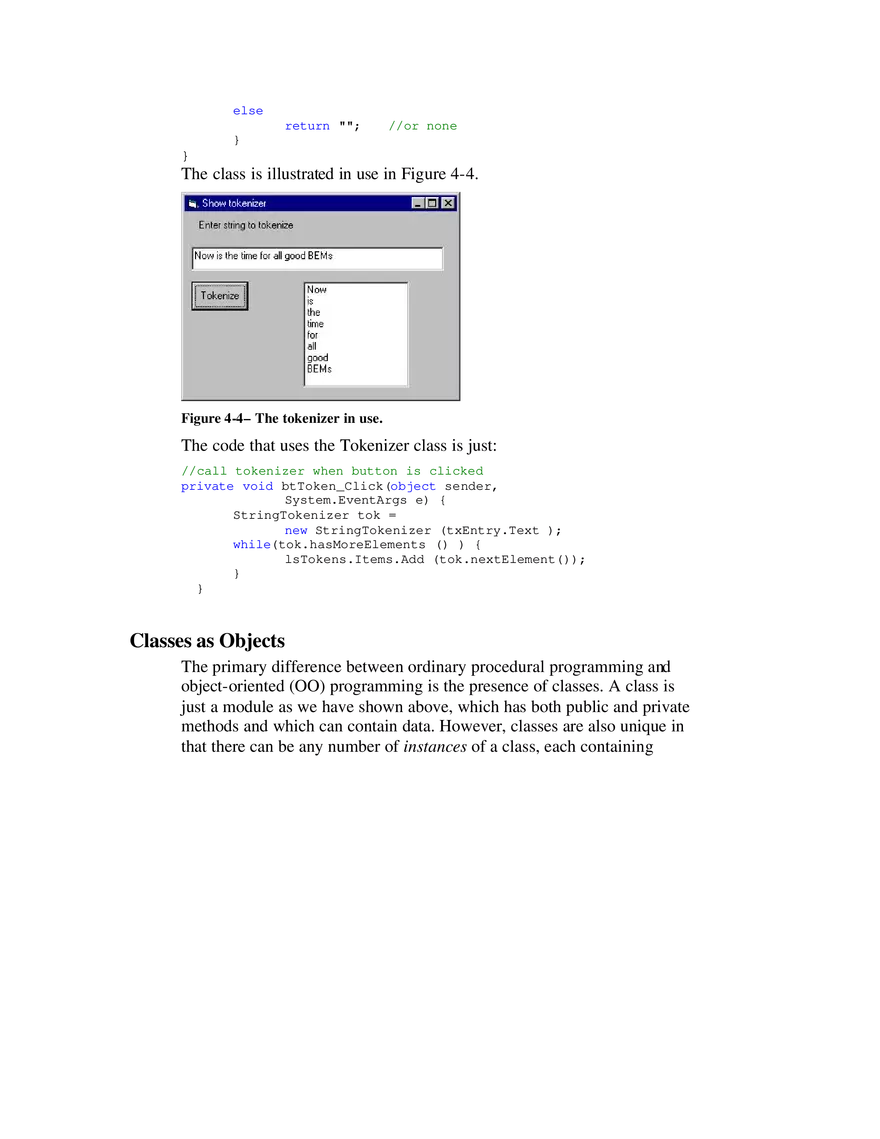 Using Classes and Objects in C# - Page 4