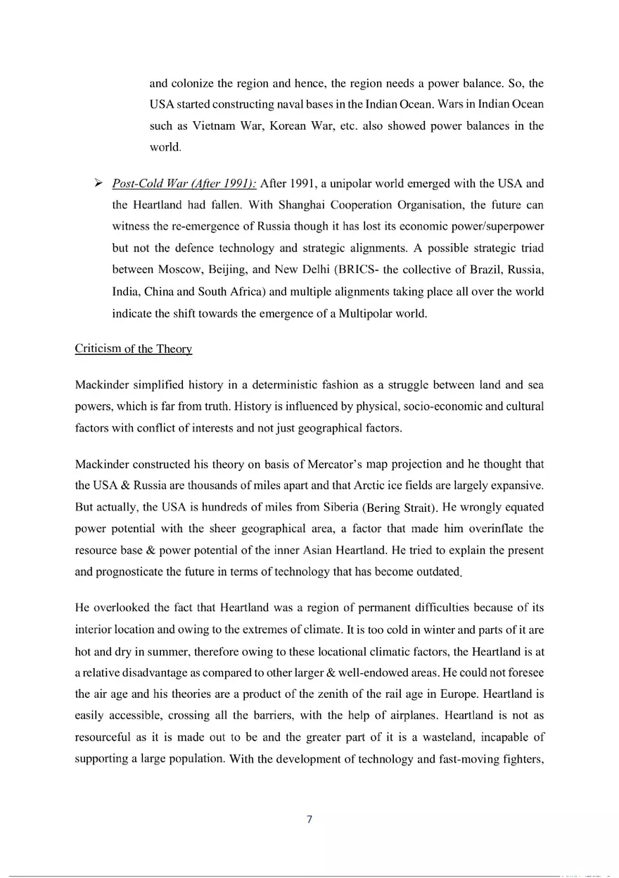 Mackinder’s Heartland and Spykman’s Rimland Theory - Page 9