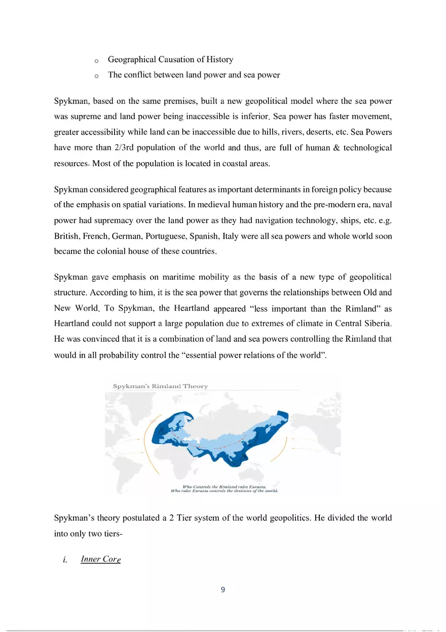Mackinder’s Heartland and Spykman’s Rimland Theory - Page 11