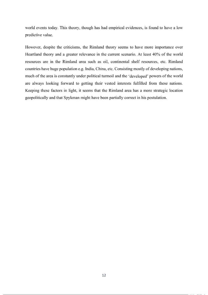 Mackinder’s Heartland and Spykman’s Rimland Theory - Page 4