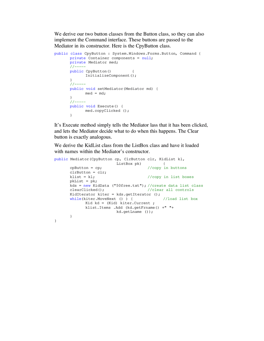 The Mediator Pattern - Page 9