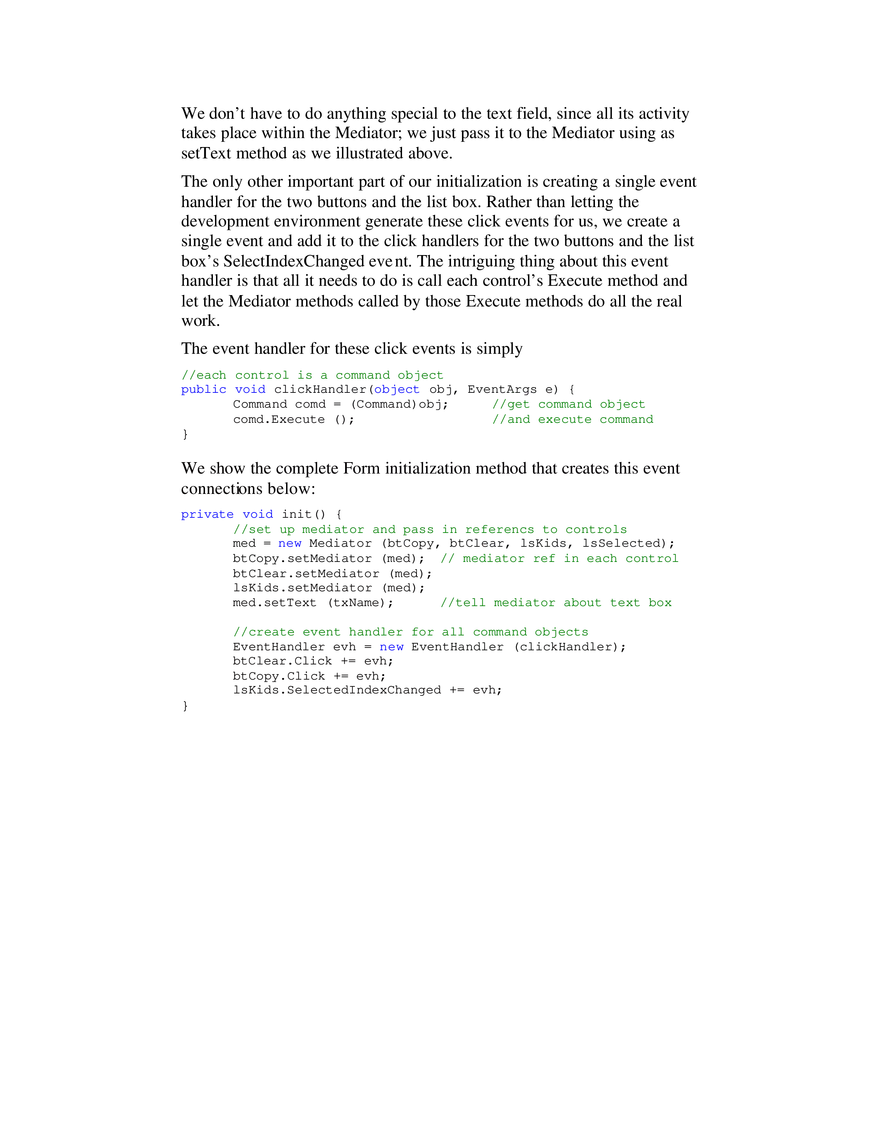 The Mediator Pattern - Page 10