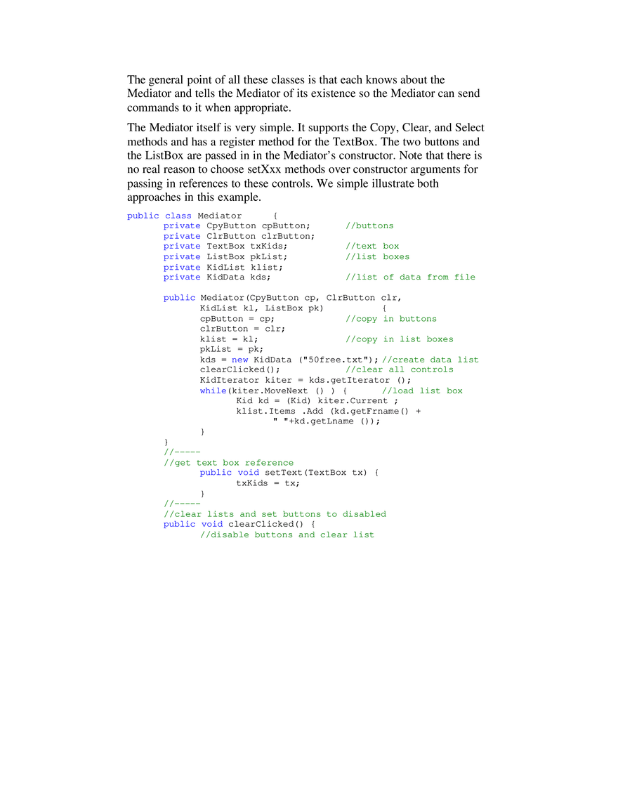 The Mediator Pattern - Page 11