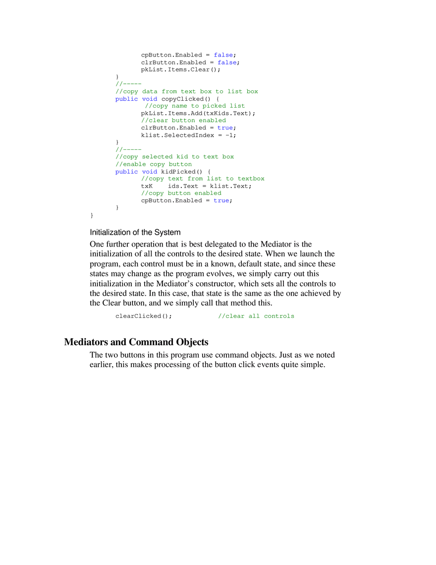 The Mediator Pattern - Page 12