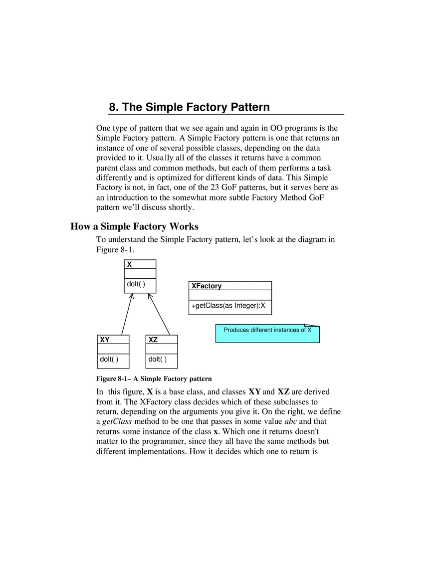 The Simple Factory Pattern - Page 1