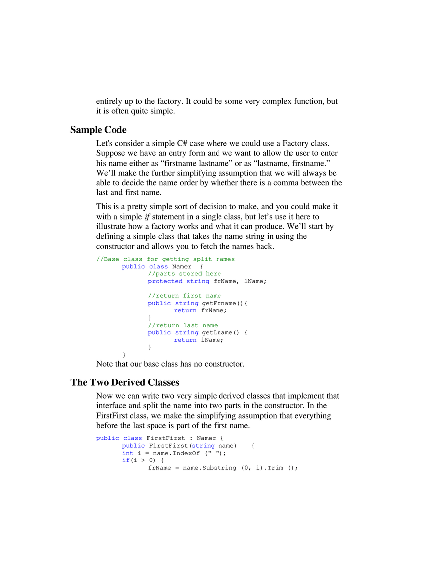 The Simple Factory Pattern - Page 2