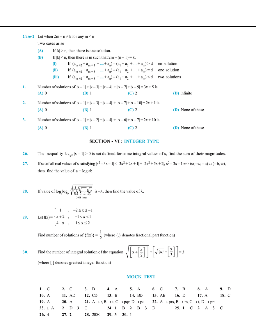 Basic Maths & Logarithm Mock Test - Page 5