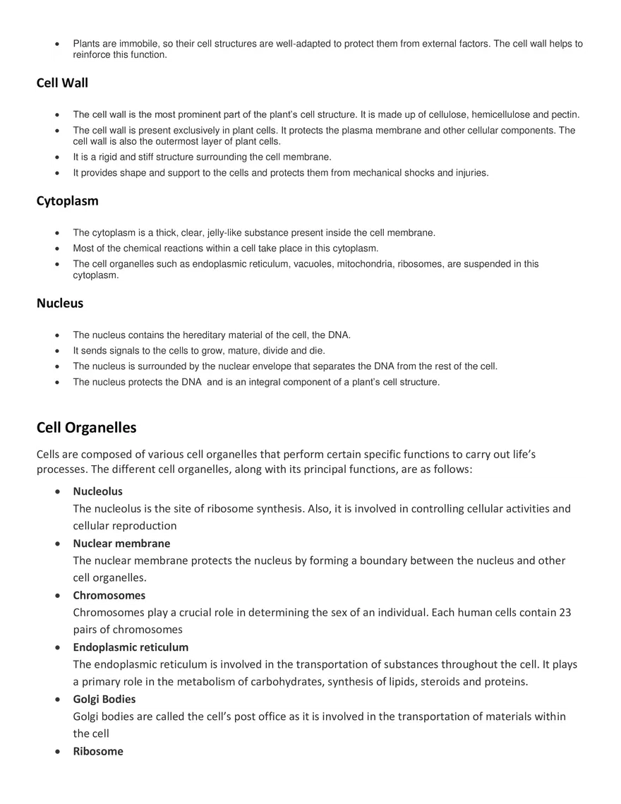 Characteristics of Cells - Page 3