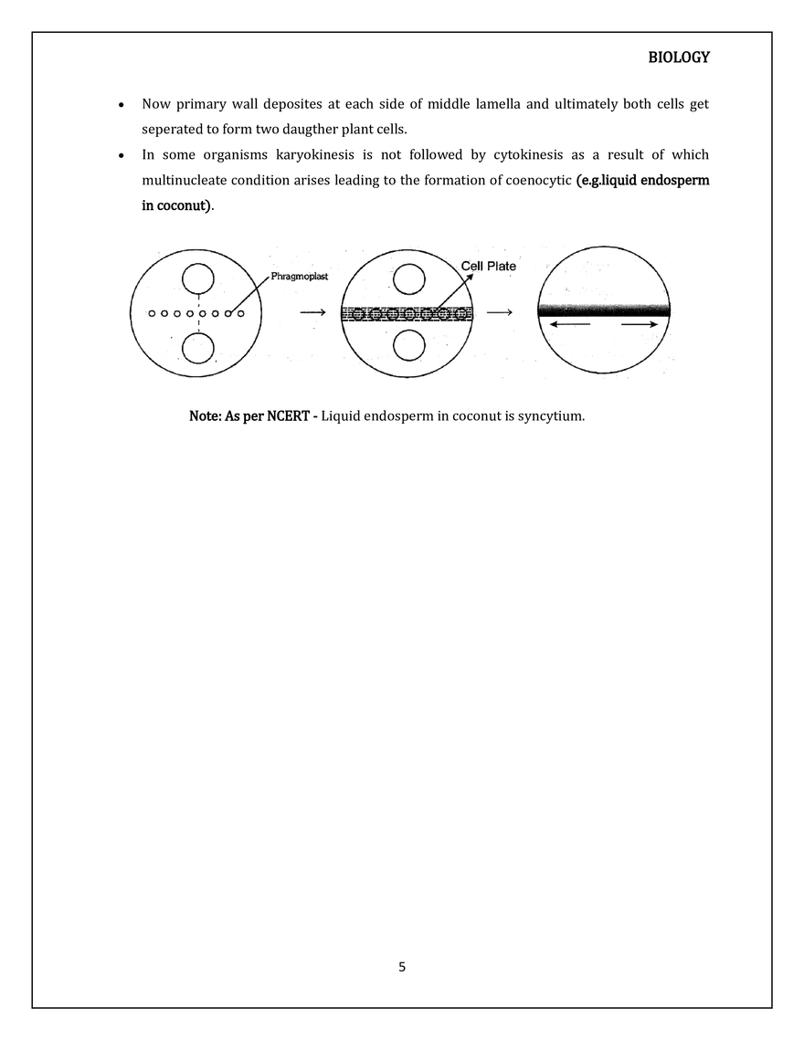 Cell Cycle and Cell Division M Phase - Page 5
