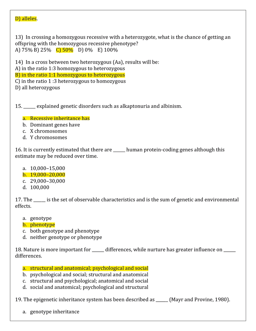 Cell Test with Answers - Page 3