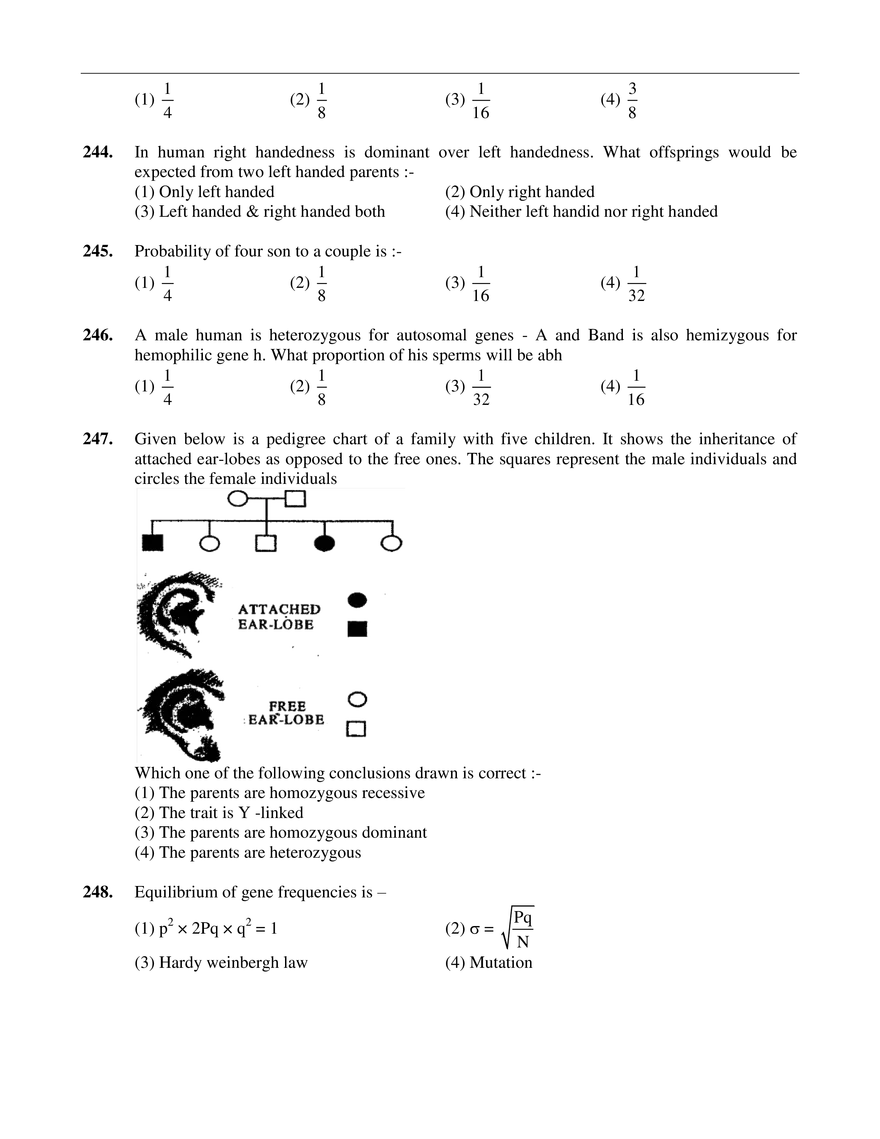 Genetic Exercise-I - Page 17