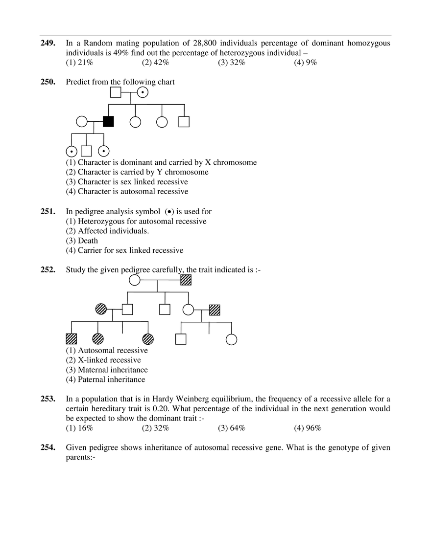 Genetic Exercise-I - Page 18