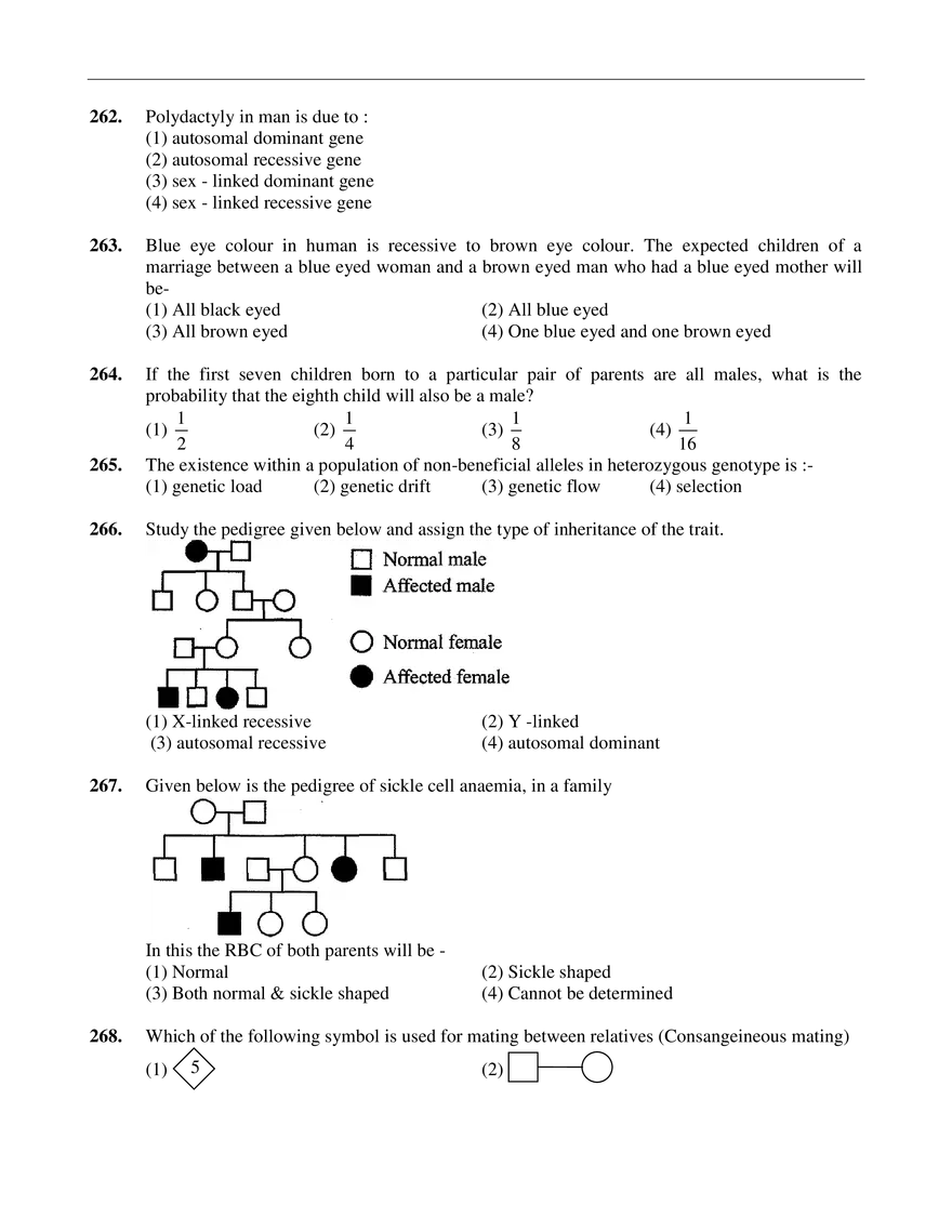 Genetic Exercise-I - Page 20