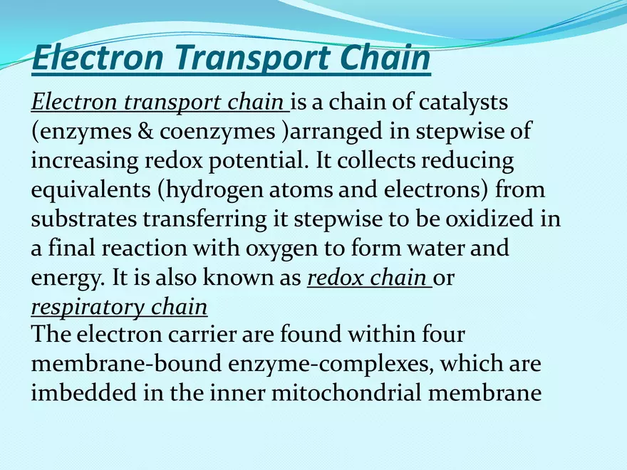 Biological Oxidation - Page 10