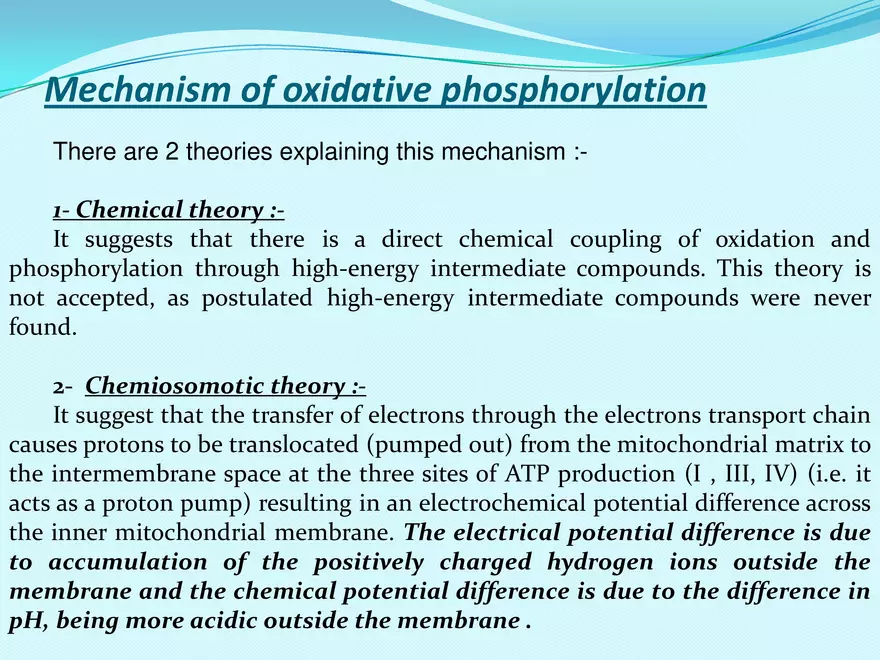 Biological Oxidation - Page 25