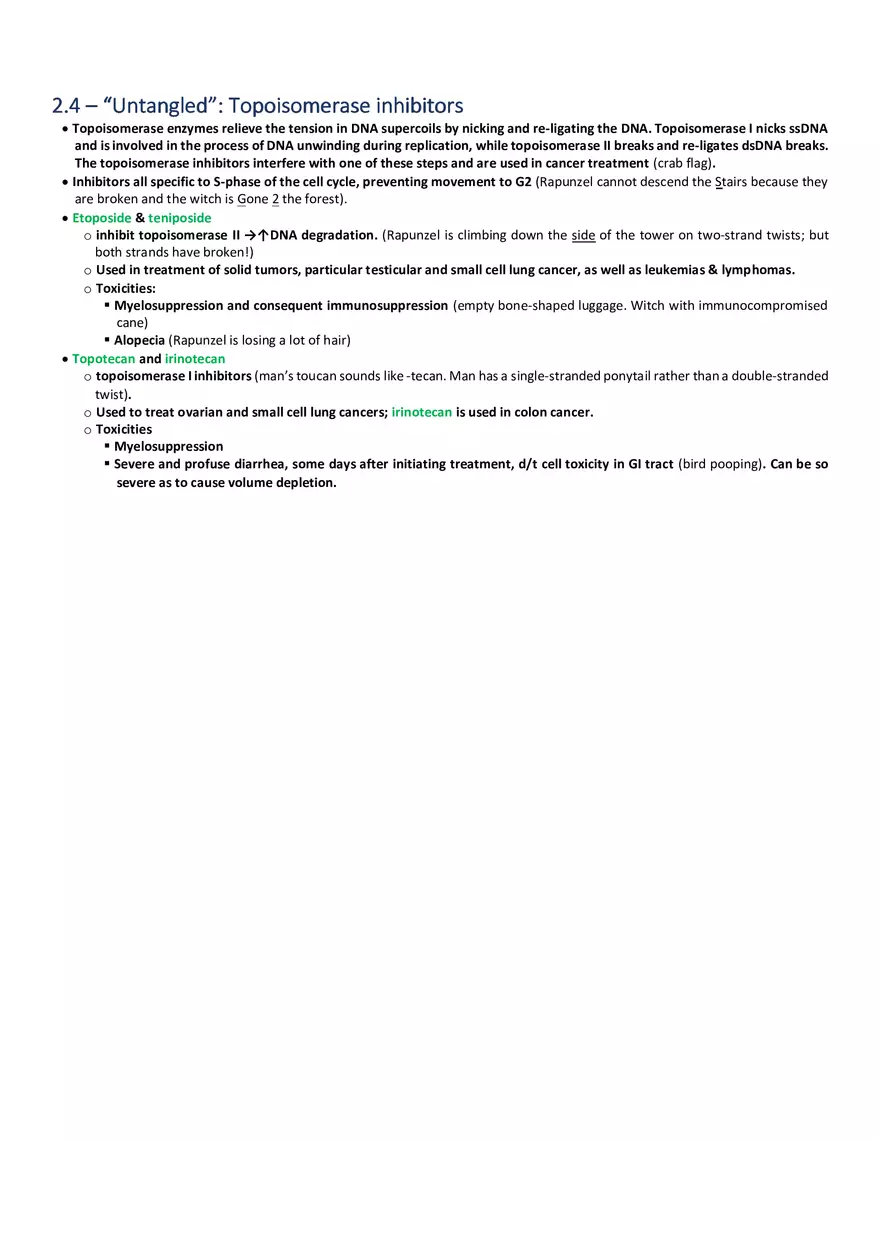 Untangled  Topoisomerase Inhibitors - Page 1