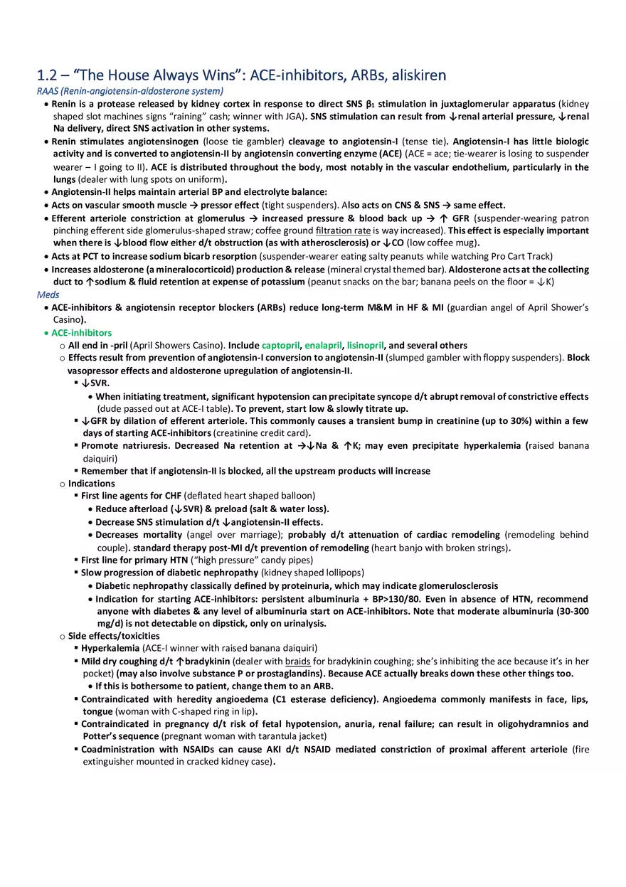 The House Always Wins ACE-inhibitors, ARBs, Aliskiren - Page 1