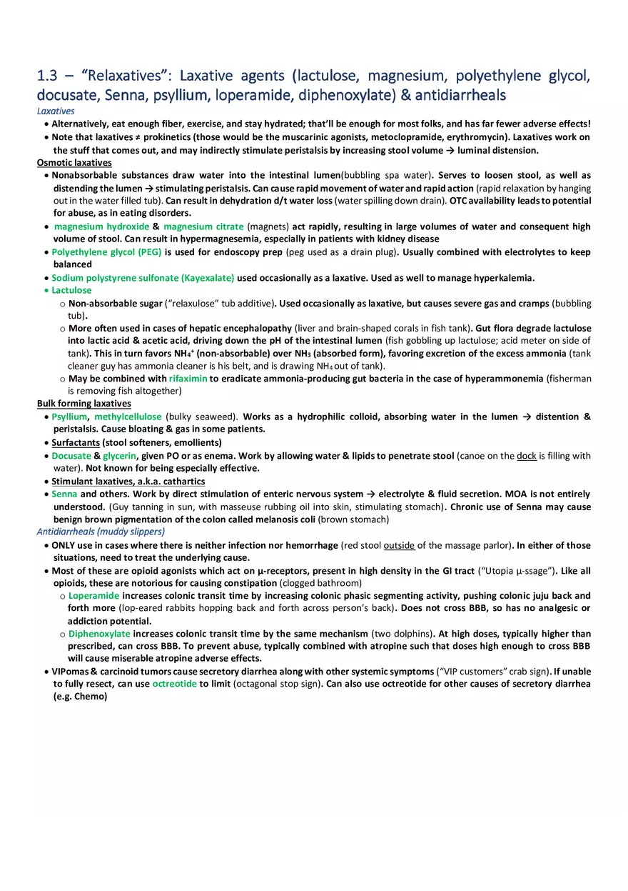 Relaxatives  Laxative Agents - Page 1