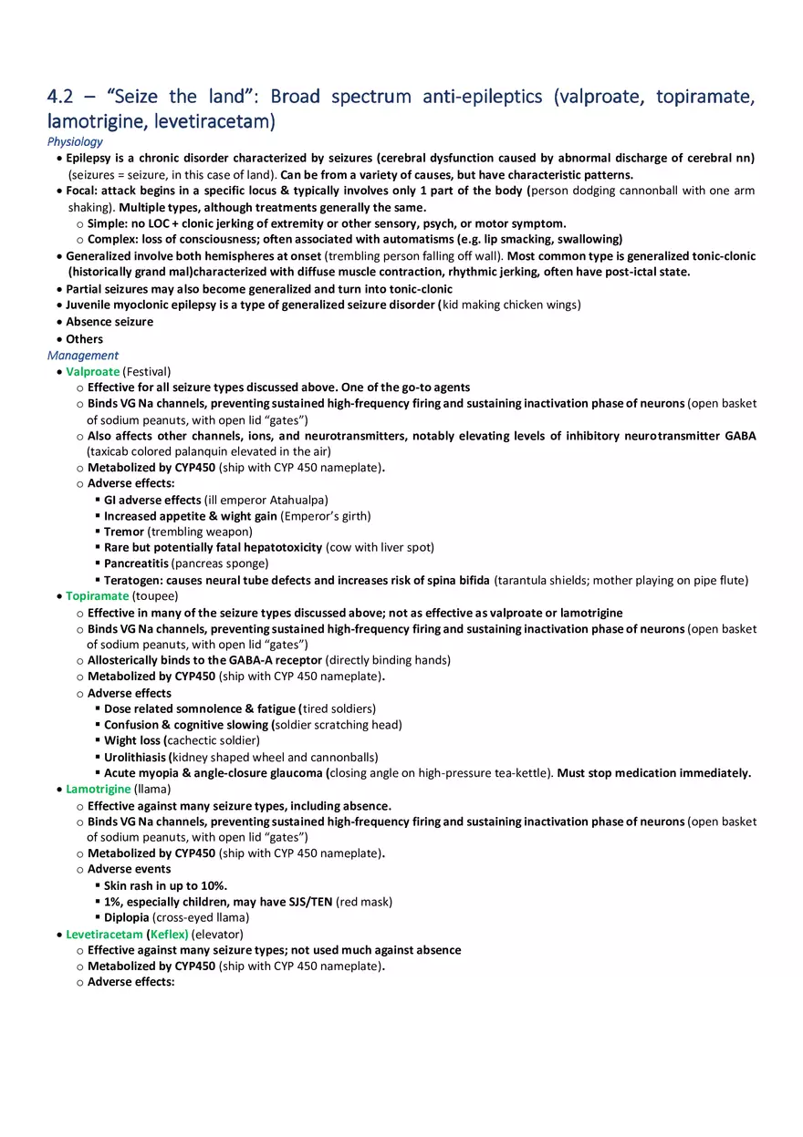 Seize the Land  Broad Spectrum Anti-Epileptics - Page 1