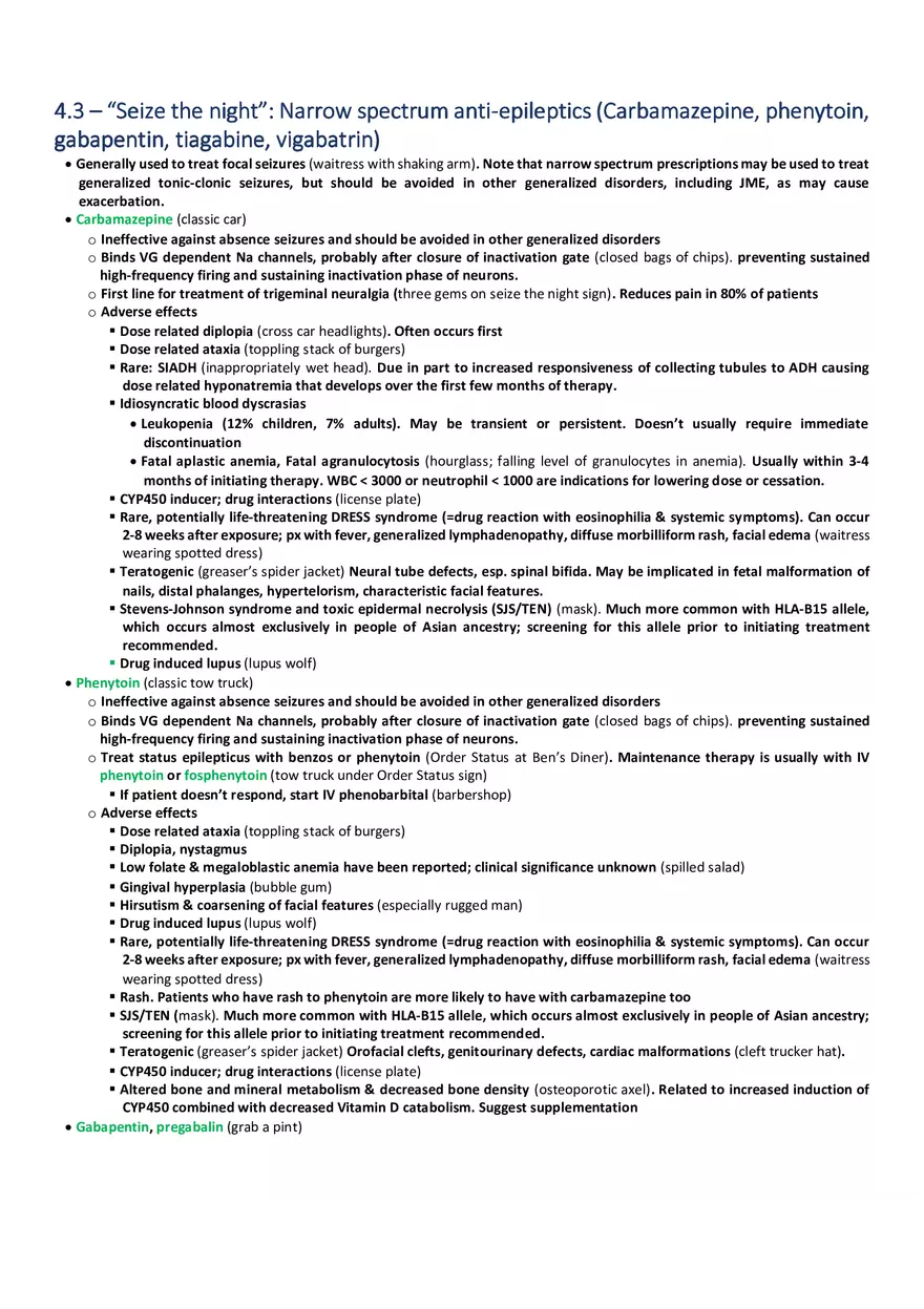 Seize the Night  Narrow Spectrum Anti-Epileptics - Page 1