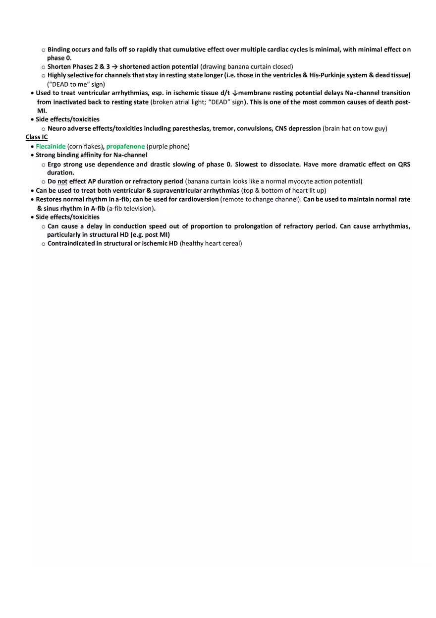 Soloist at the Heartbreak Hotel  Class I (A, B, C) Antiarrhythmics – Na-Channel Blockers - Page 2