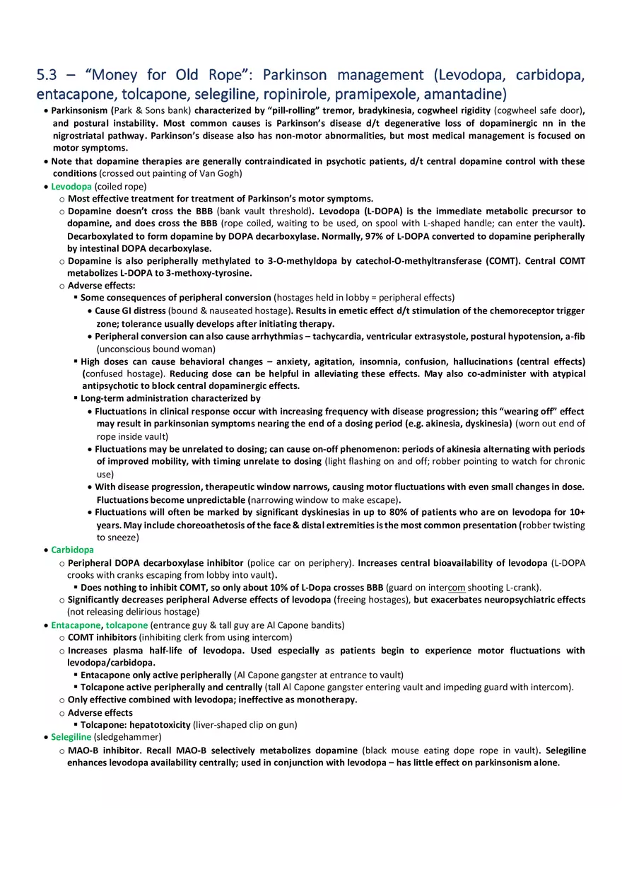 Money for Old Rope  Parkinson Management - Page 1