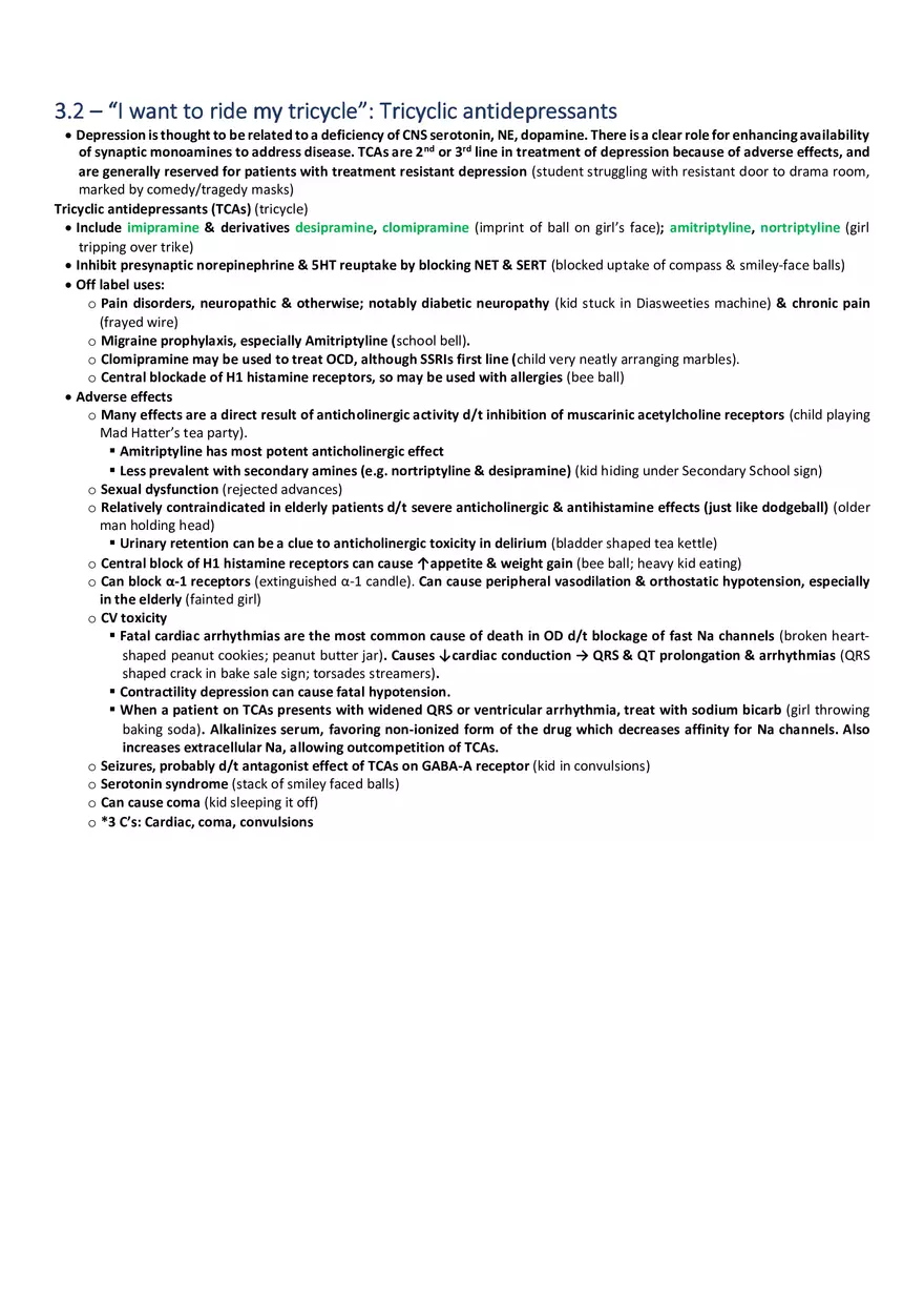 I Want to Ride My Tricycle  Tricyclic Antidepressants - Page 1