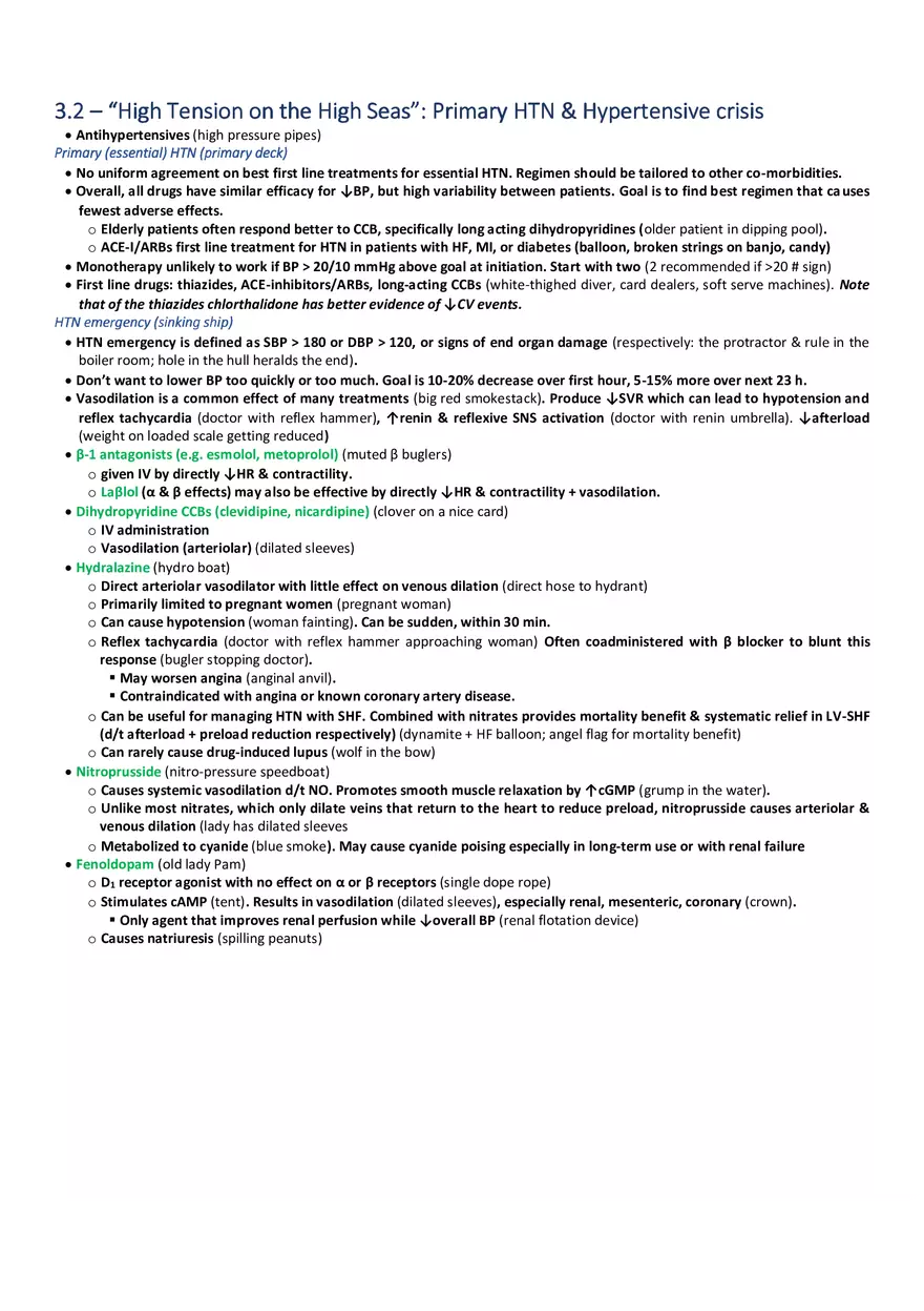 High Tension on the High Seas  Primary HTN & Hypertensive Crisis - Page 1