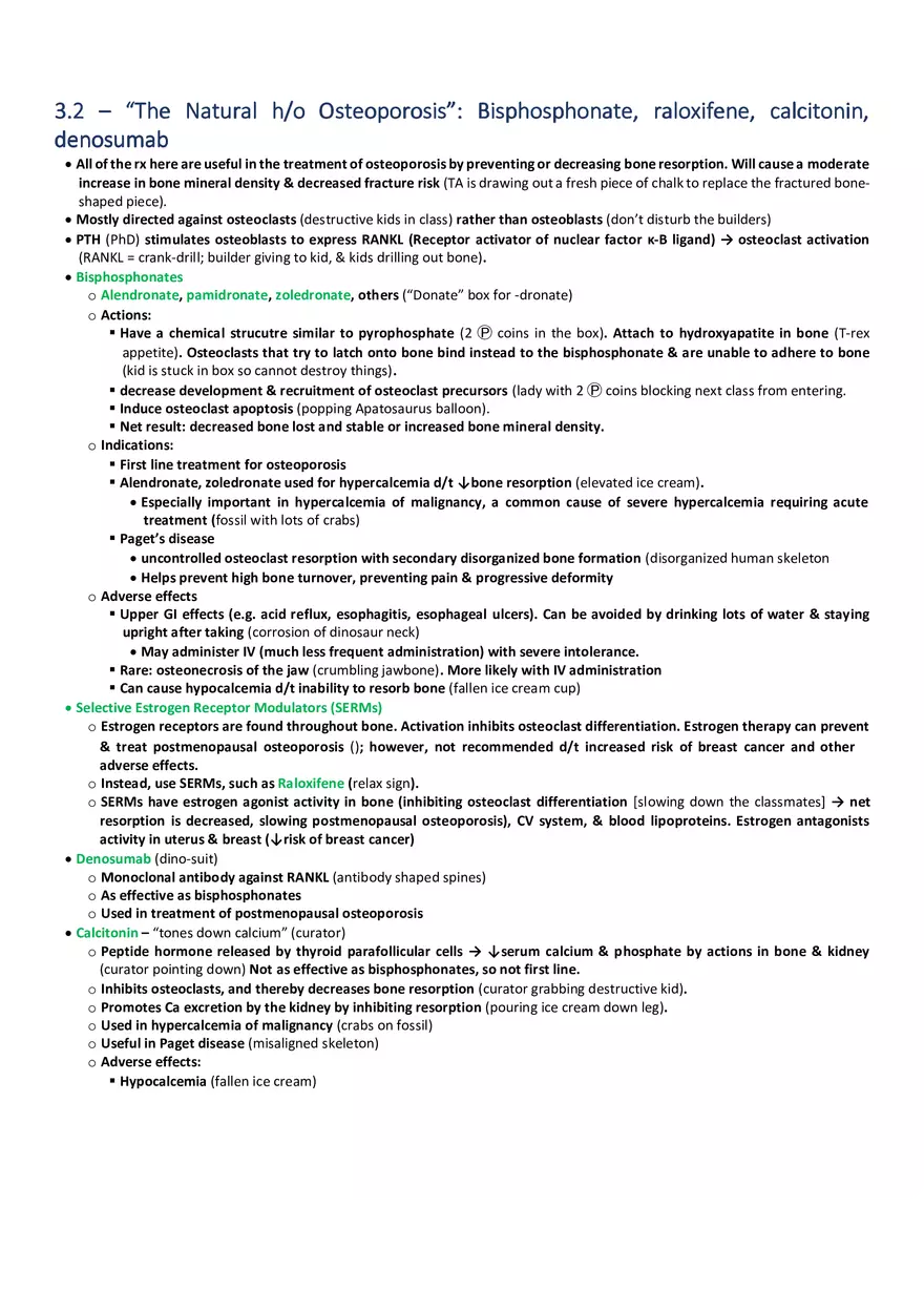 The Natural HO Osteoporosis  Bisphosphonate, Raloxifene, Calcitonin, Denosumab - Page 1