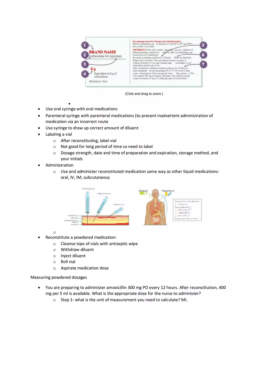 Powdered Medications Notes - Page 2