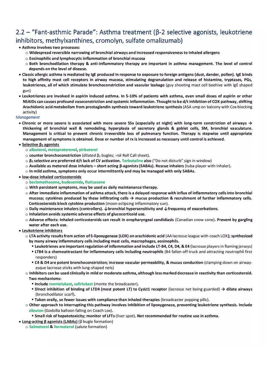 Fant-Asthmic Parade  Asthma Treatment - Page 1