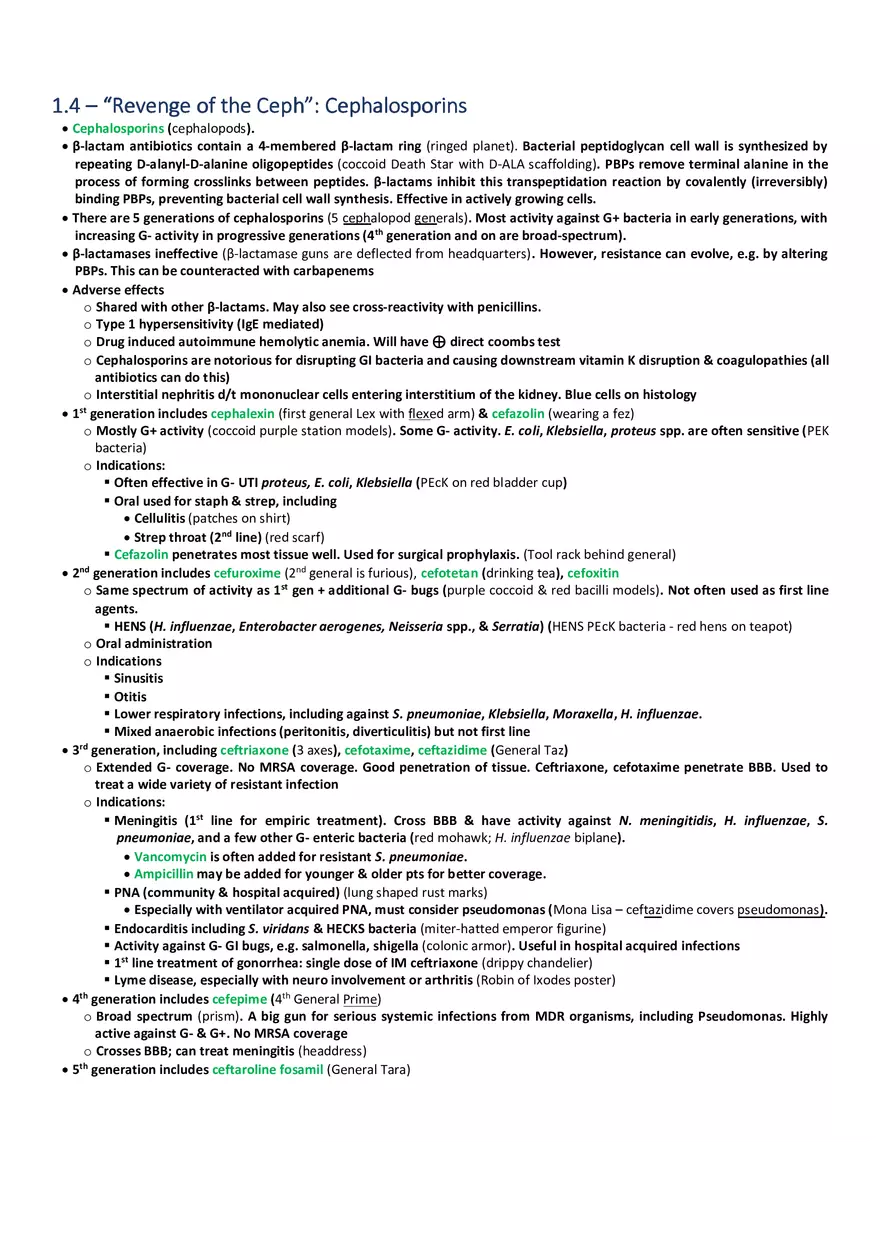 Revenge of the Ceph  Cephalosporins - Page 1