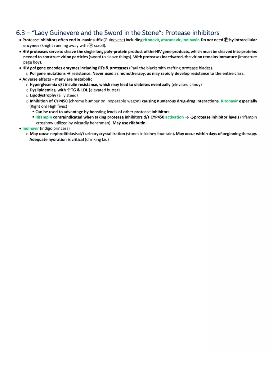 Lady Guinevere and the Sword in the Stone  Protease Inhibitors - Page 1