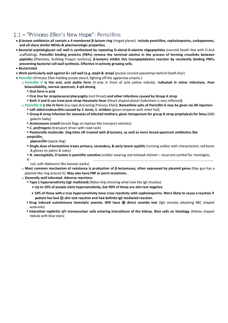 Princess Ellen’s New Hope  Penicillins - Page 1