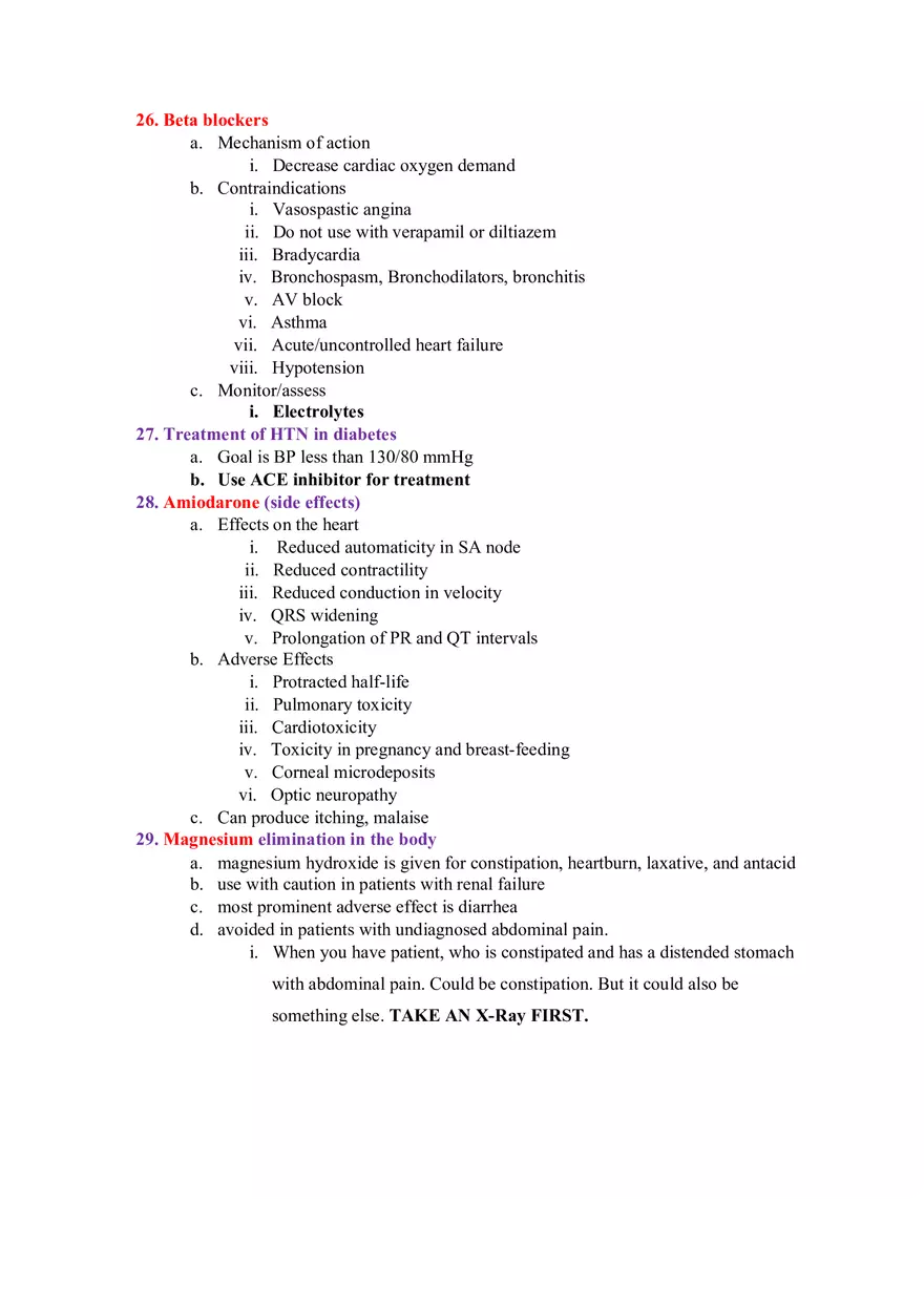 Pharmacology Test 2 - Page 8