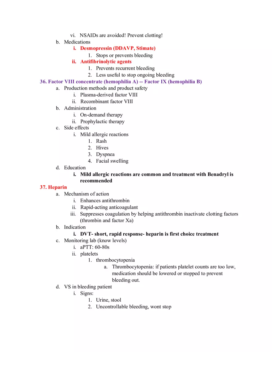 Pharmacology Test 2 - Page 12
