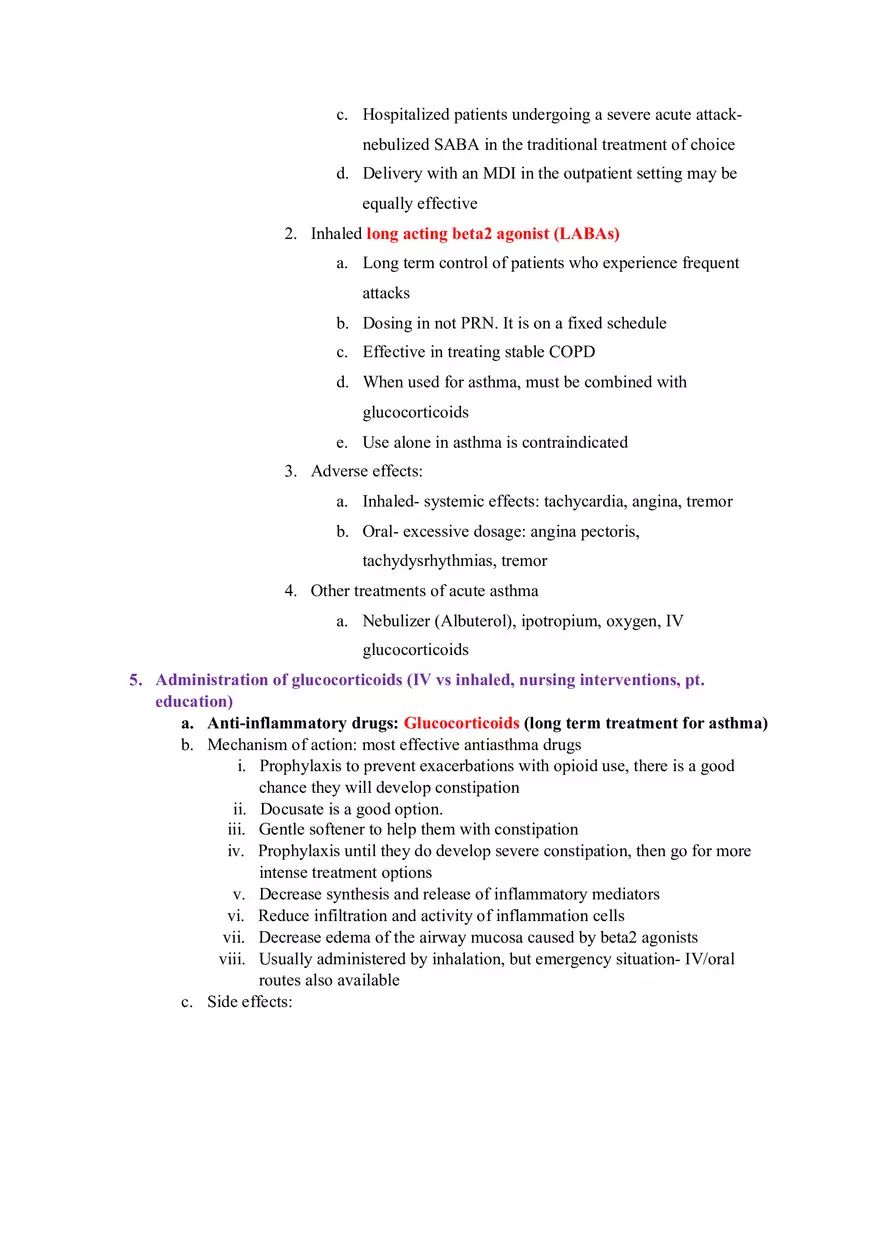 Pharmacology Test 2 - Page 13