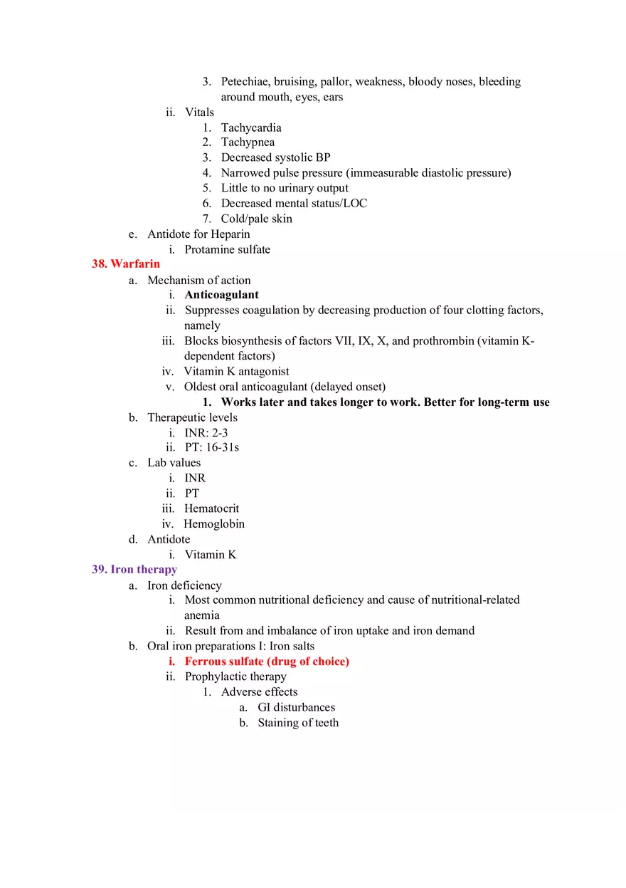 Pharmacology Test 2 - Page 14