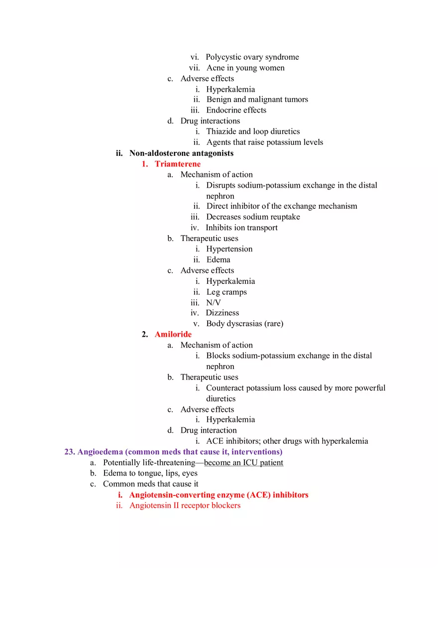 Pharmacology Test 2 - Page 6