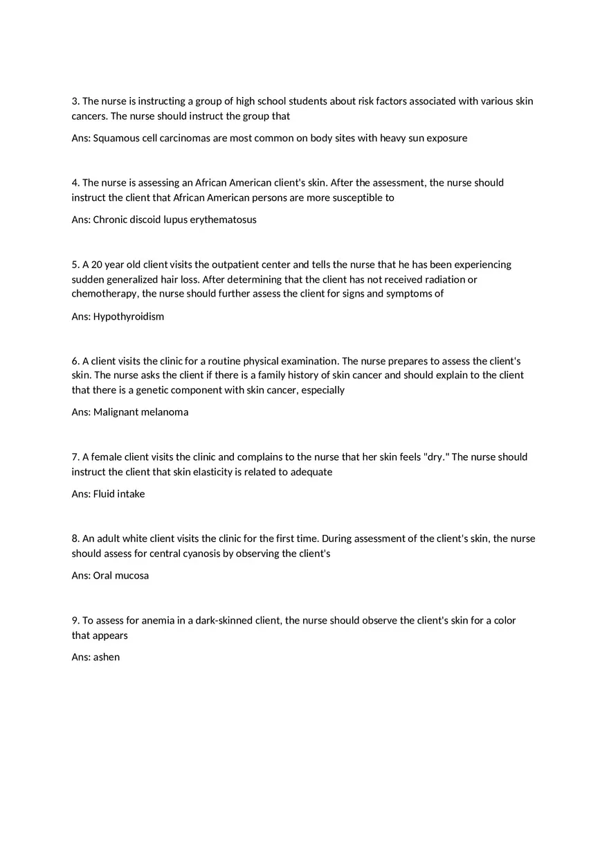 Chapter 14 Assessing Hair, Skin, and Nails - Page 3