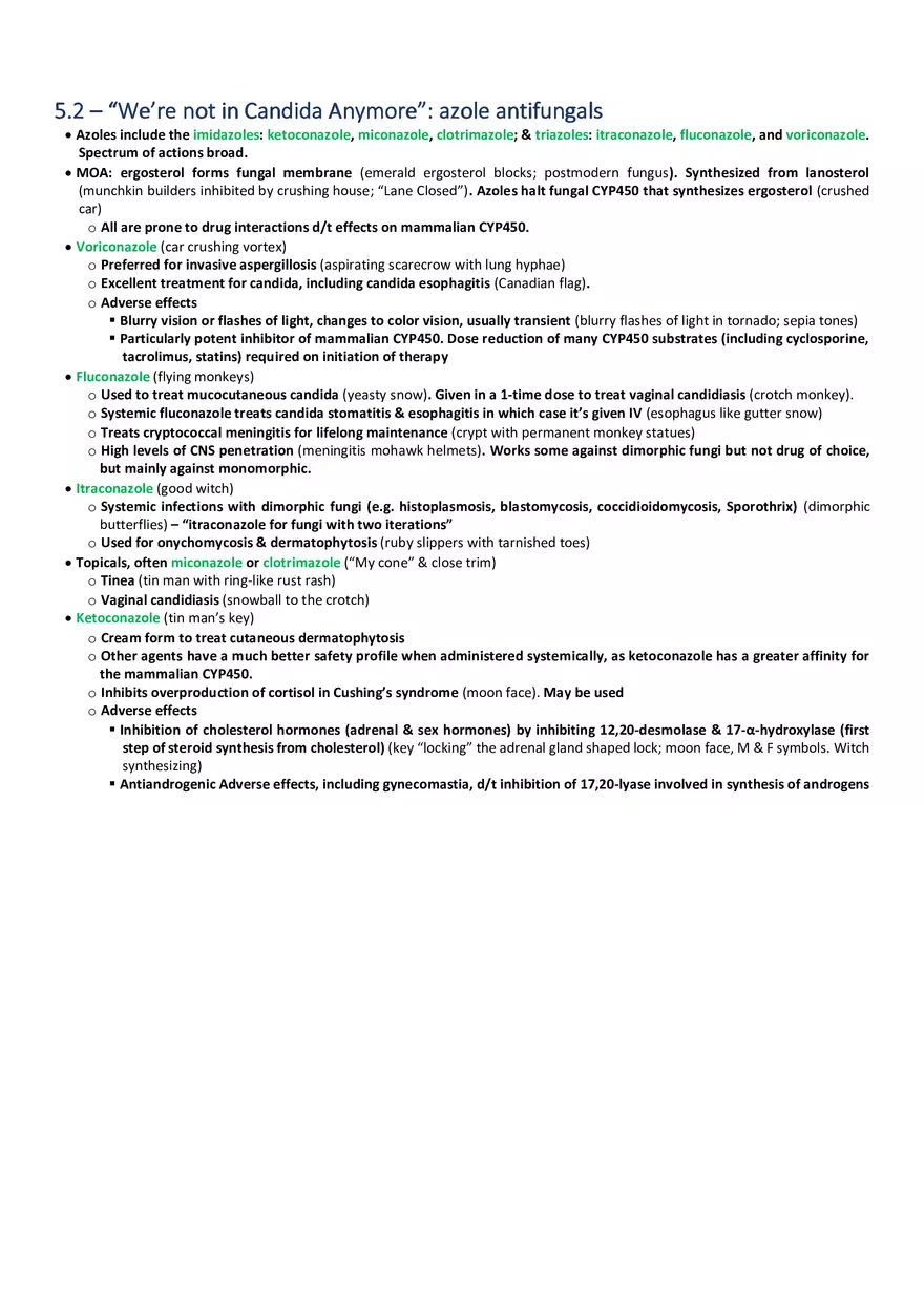 We’re not in Candida Anymore  Azole Antifungals - Page 1