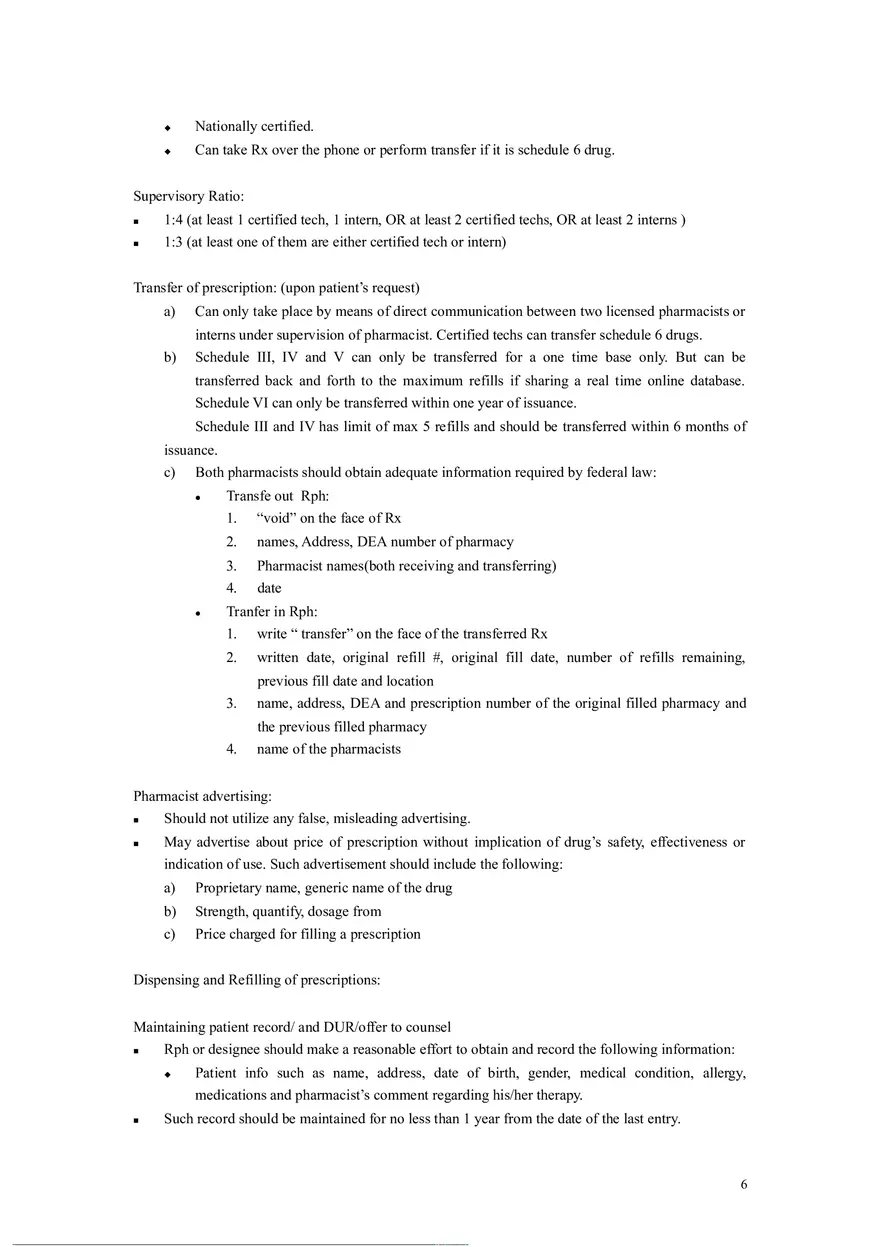 Massachusetts Pharmacy Laws - Page 6