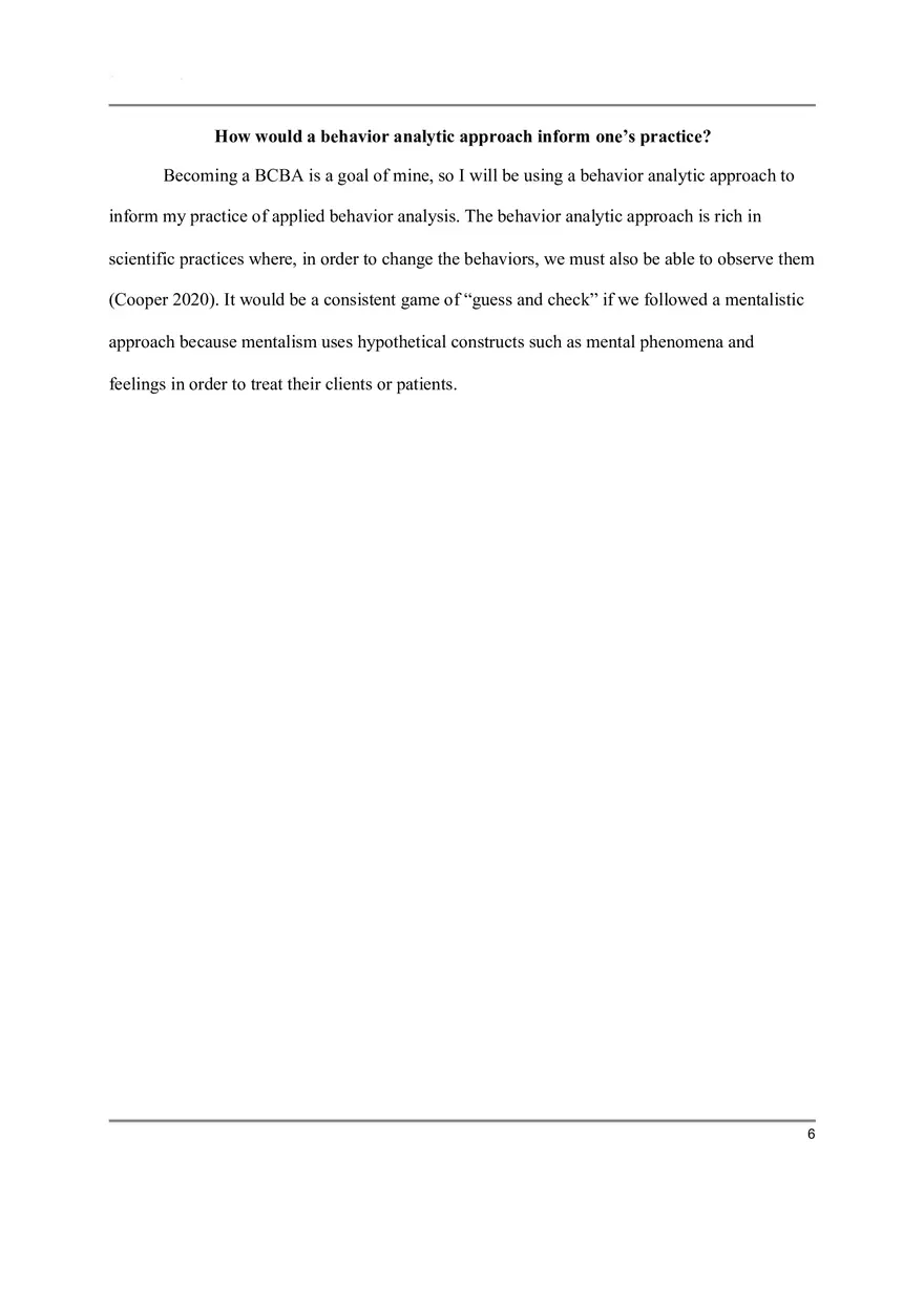 Behaviorism Vs. Mentalism - Page 6