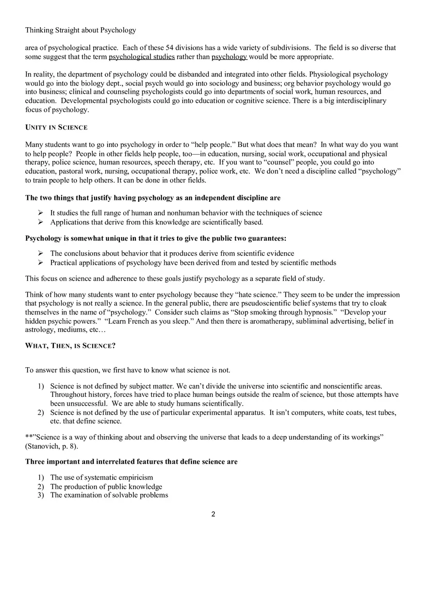 Chapter 1 Psychology is Alive and Well - Page 2