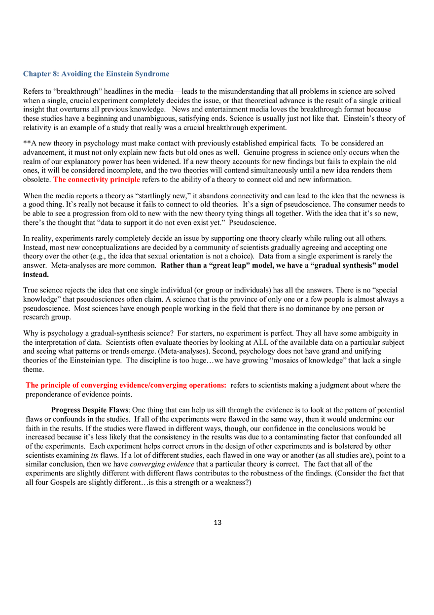 Chapter 8 Avoiding the Einstein Syndrome - Page 1